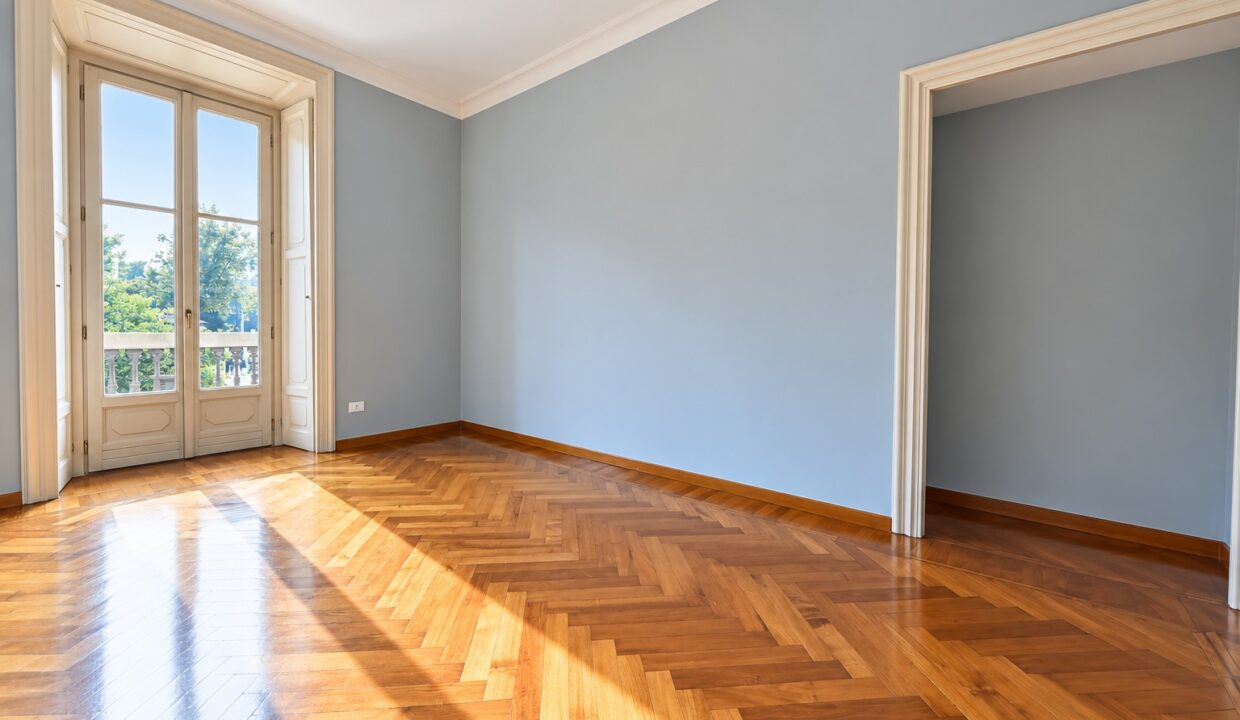 Interno elegante illuminato dal sole